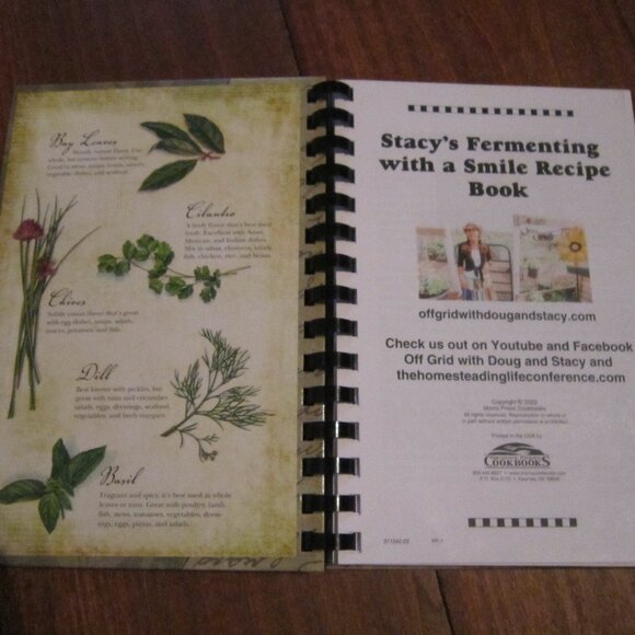 Stacy's Fermenting with a Smile Cook Book- Off-Grid with Doug and Stacy - Picture 3 of 5